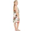 imageGirl Hawaiian Round Neck Dress in SunsetNeon Sunset