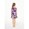 imageGirl Hawaiian Round Neck Dress in SunsetPurple Sunset