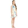 imageGirl Hawaiian Round Neck Dress in SunsetSandy Beach Beige