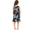 imageGirl Hawaiian Round Neck Dress in Wispy CereusMidnight Bloom
