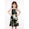 imageGirl Hawaiian Round Neck Dress in Wispy CereusWispy Cereus Black