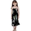 imageGirl Hawaiian Elastic Top Strap Dress in Pineapple Garden BlackPineapple Garden Black