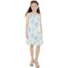 imageGirl Hawaiian Round Neck Dress in Pacific PalmPacific Palm Cream