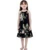 imageGirl Hawaiian Round Neck Dress in Pineapple GardenPineapple Garden Black