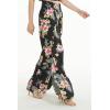imageLady High Slit Wide Leg Pants in HibiscusHibiscus Black