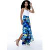 imageLady High Slit Wide Leg Pants in Tropical SunsetSunset Blue
