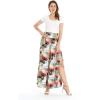 imageLady High Slit Wide Leg Pants in Tropical SunsetSunset Neon Pastel