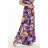 imageLady High Slit Wide Leg Pants in Tropical SunsetSunset Purple