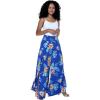 imageLady High Slit Wide Leg Pants in HibiscusHibiscus Blue