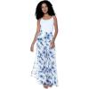 imageLady High Slit Wide Leg Pants in Midnight BloomDay Dream Bloom
