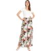 imageLady High Slit Wide Leg Pants in Tropical SunsetSunset Neon Pastel