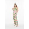 imageWomens Hawaiian Strap V with Pockets Jumpsuit in Lotus and OrchidLotus and Orchid