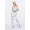 imageWomens Hawaiian Strap V with Pockets Jumpsuit in Sandy BeachSandy Beach Cream