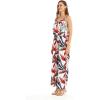 imageWomens Hawaiian Strap V with Pockets Jumpsuit in Simply Blue LeavesGarden at Dawn