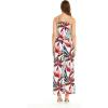imageWomens Hawaiian Strap V with Pockets Jumpsuit in Simply Blue LeavesGarden at Dawn