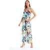 imageWomens Hawaiian Strap V with Pockets Jumpsuit in Simply Blue LeavesLost in Paradise