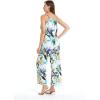 imageWomens Hawaiian Strap V with Pockets Jumpsuit in Simply Blue LeavesLost in Paradise