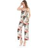 imageWomens Hawaiian Strap V with Pockets Jumpsuit in Sunset BlueSunset Neon Pastel