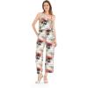 imageWomens Hawaiian Strap V with Pockets Jumpsuit in Sunset BlueSunset Neon Pastel