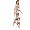 imageWomens Hawaiian Strap V with Pockets Jumpsuit in Sunset BlueSunset Neon Pastel