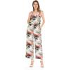 imageWomens Hawaiian Strap V with Pockets Jumpsuit in Sunset BlueSunset Neon Pastel