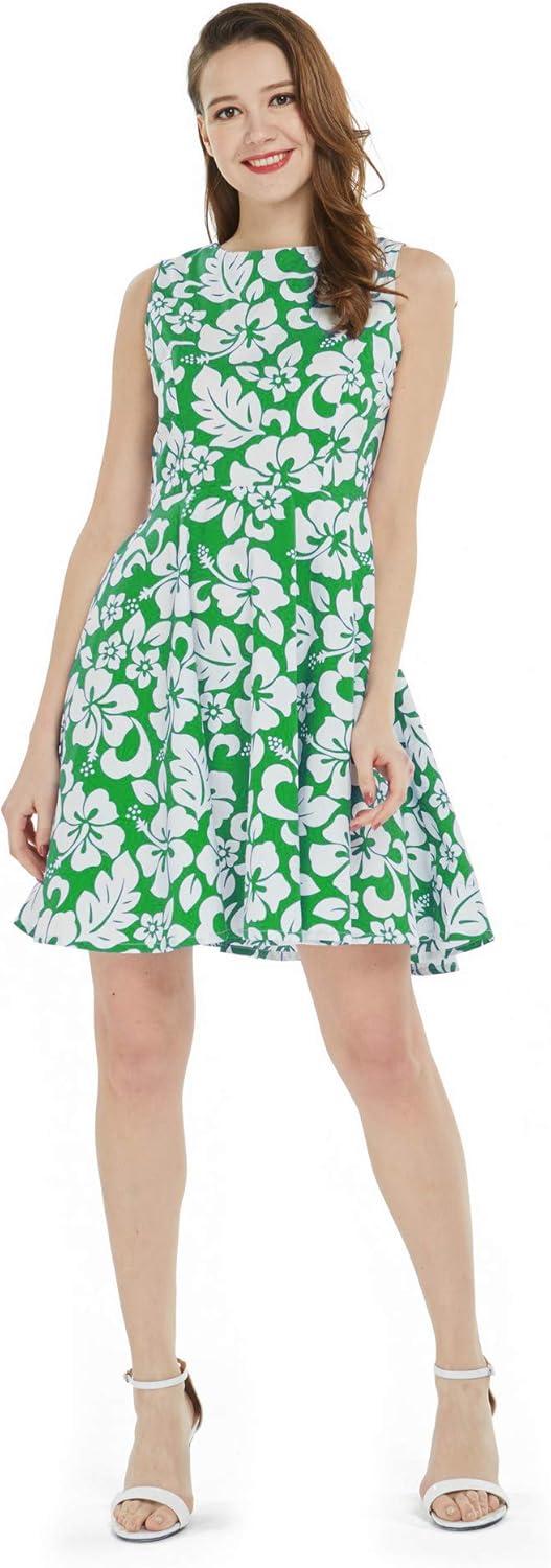 imageCouple Matching Hawaiian Luau Cruise Outfit Shirt Vintage Dress Classic WhiteClassic Vintage Green
