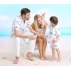 imageCouple Matching Hawaiian Luau Cruise Outfit Shirt Vintage Dress Classic WhiteClassic White