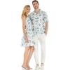 imageCouple Matching Hawaiian Luau Cruise Outfit Shirt Vintage Dress Classic WhiteVintage Tropical Toile