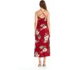 imageMatchable Couple Hawaiian Luau Shirt or Sweetheart Maxi Dress in Pineapple Garden BurgundyWomen Pineapple Garden Burgundy