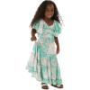 imageMatchable Family Hawaiian Tropical Luau Men Women Girl Boy Clothes in Wispy Cereus Palm MistGirl Elegant Maxi Dress