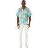 imageMatchable Family Hawaiian Tropical Luau Men Women Girl Boy Clothes in Wispy Cereus Palm MistMen Short Sleeve