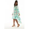 imageMatchable Couple Hawaiian Luau Men Shirt or Women Tiered Ruffled Coverup Dress in Wispy Cereus Palm MistWomen Tiered Dress