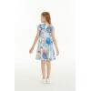 imageGirl Hawaiian Fit and Flare Dress in Flowering Koi BlueFlowering Koi Blue