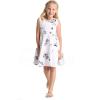 imageGirl Hawaiian Vintage Fit and Flare Dress in Classic Map White FlamingoClassic Map White Flamingo