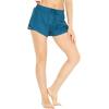 imageWomens Athletic Sportswear Tennis Shorts with Builtin Tights in Solid ColorsBlue Green