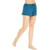 imageWomens Athletic Sportswear Tennis Shorts with Builtin Tights in Solid ColorsBlue Green