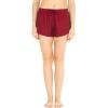 imageWomens Athletic Sportswear Tennis Shorts with Builtin Tights in Solid ColorsRed