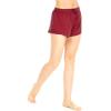 imageWomens Athletic Sportswear Tennis Shorts with Builtin Tights in Solid ColorsRed