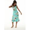 imageHawaii Hangover Womens Hawaiian Mermaid Ruffle Dress Pineapple Garden NavyPineapple Garden Turquoise