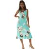 imageHawaii Hangover Womens Hawaiian Mermaid Ruffle Dress Pineapple Garden NavyPineapple Garden Turquoise