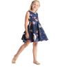 imageGirl Hawaiian Vintage Fit and Flare Dress in Christmas Santa in HawaiiChristmas Santa in Hawaii in Navy