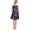 imageGirl Hawaiian Vintage Fit and Flare Dress in Christmas Santa in HawaiiChristmas Santa in Hawaii in Navy
