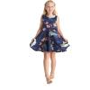 imageGirl Hawaiian Vintage Fit and Flare Dress in Christmas Santa in HawaiiChristmas Santa in Hawaii in Navy