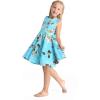 imageGirl Hawaiian Vintage Fit and Flare Dress in Christmas Santa in HawaiiChristmas Santa in Hawaii in Turquoise