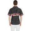 imageMatchable Couple Hawaiian Luau Men Shirt or Women Tank Dress in Santa in HawaiiWomen Black