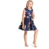 imageGirl Hawaiian Vintage Fit and Flare Dress in Christmas Santa in HawaiiChristmas Santa in Hawaii in Navy