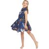 Shirt Dress in Christmas Navy