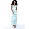 imageMatchable Family Hawaiian Luau Men Women Girl Boy Clothes in Orchid Breeze WhiteWomen Maxi Tank