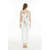 imageHawaii Hangover Womens Hawaiian Spaghetti Strap Top in FloralPineapple Garden White