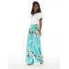 image:imageLady High Slit Wide Leg Pants in Pineapple GardenPineapple Garden Turquoise